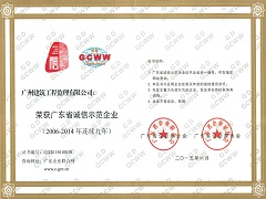 廣東省誠信示范企業（2006-2014年連續九年).jpg